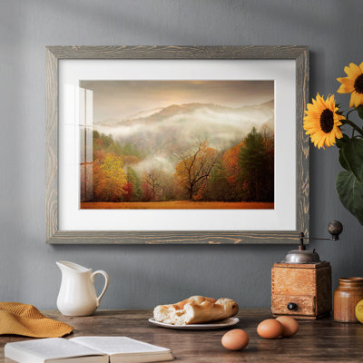 Photographie, Étude d'automne, brume, impression sur papier