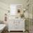 Amara Tempered Glass and Aluminum Alloy Framed French Cleat Mounted Wall Mirror-440482513-440482526