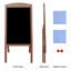 Wood Magnetic Free-Standing Chalkboard, 35.4" x 16.7"-56082453