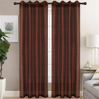 Diredra Polyester Semi-Sheer Curtains (Set of 2)