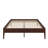Contemporary Low-Profile Bed Base Featuring Durable Slat Foundation and Tool-Free Setup-1383230829