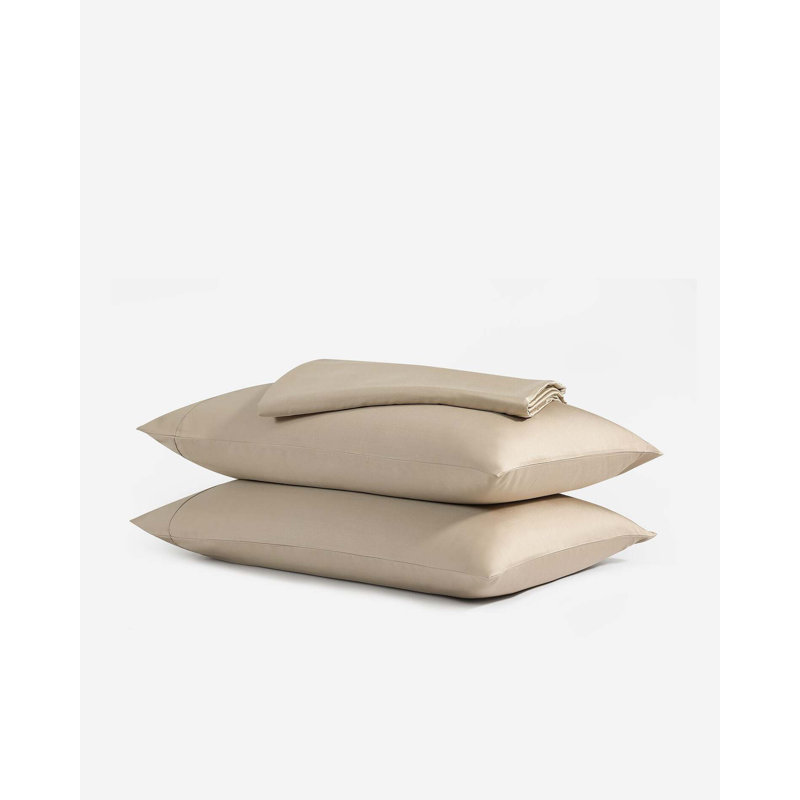 Bloomingdales Sheet Set, Taupe, King / Cal King Sheet Set with 2 King Pillowcases