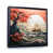 Black Floater Framed
