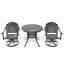 Ensemble de salle à manger 3 pièces en aluminium coulé résistant aux intempéries-1299237910-1299237908
