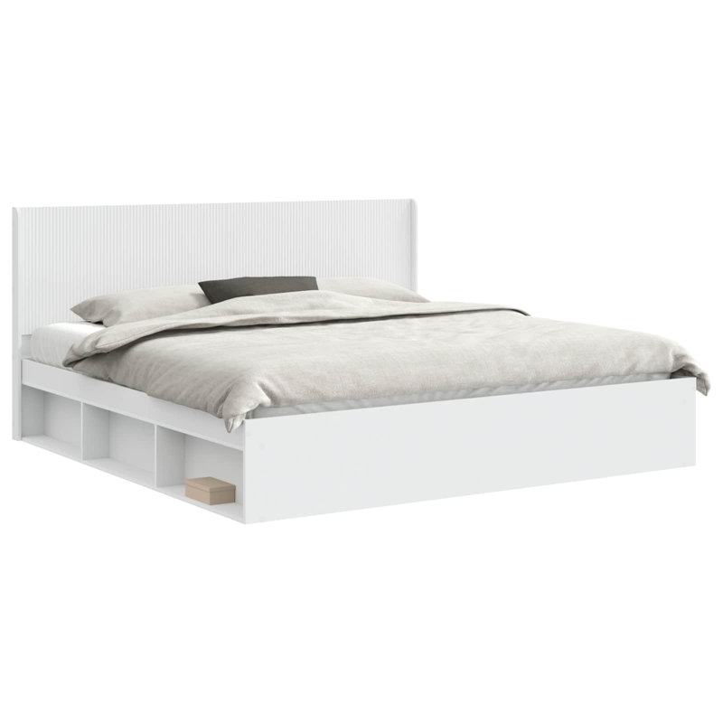 Bed, White, Super King (6')