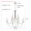 12 - Light Dimmable Candle Chandelier UL Certified-417696697