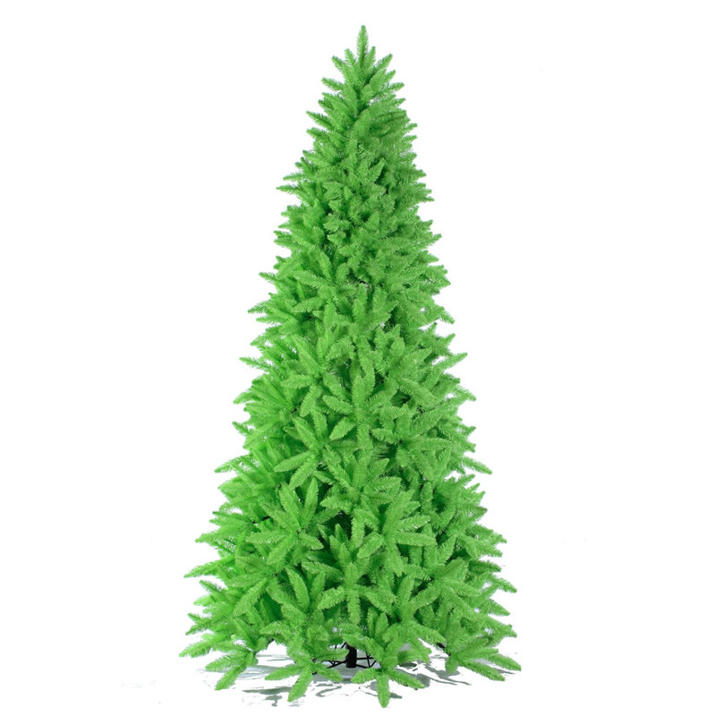 Sapin de Noël artificiel en flocage avec socle, H 7,5 pi x l 39 po