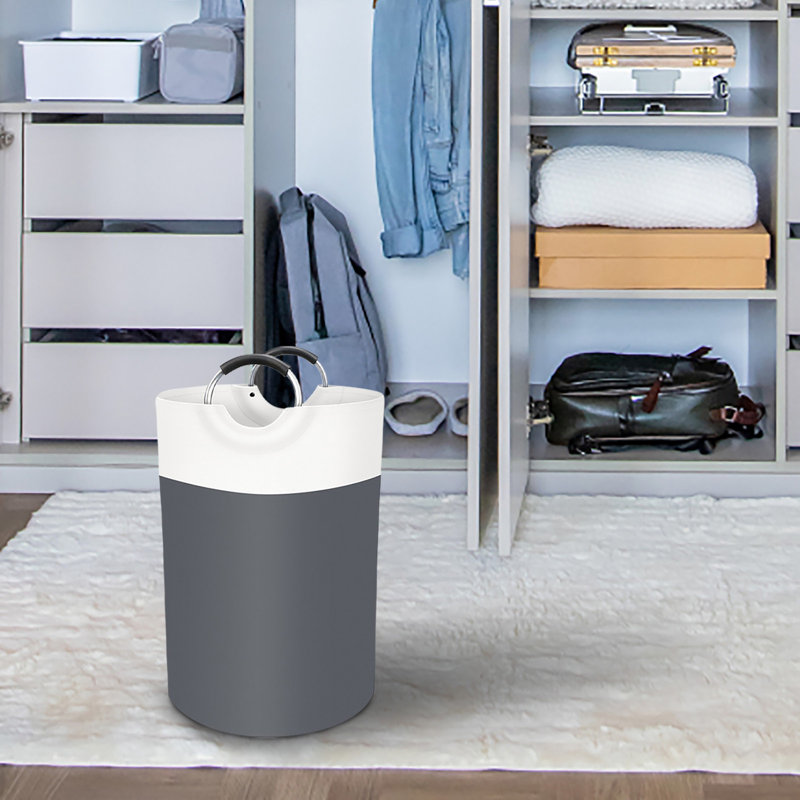 82L Laundry Basket, Large Laundry Hamper With Long Reinforced Handles, Freestanding Clothes Hamper, Storage Basket For Bedroom, Bathroom