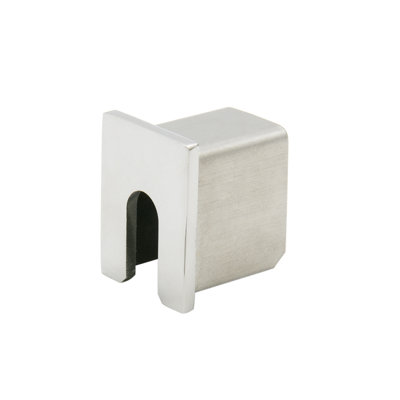 Embouts de fixation murale à rail de 11 jauges V-Cut FHC CRVG1WCPS - Acier inoxydable poli