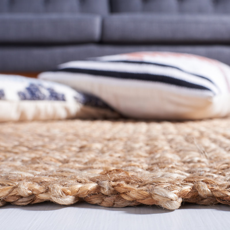 Tapis en jute tissé à la main Galbraith, Tapis de couloir 2 pi 3 po x 9 pi
