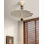 Luminaire suspendu floral de couleur crème pour chambre à coucher-241383211
