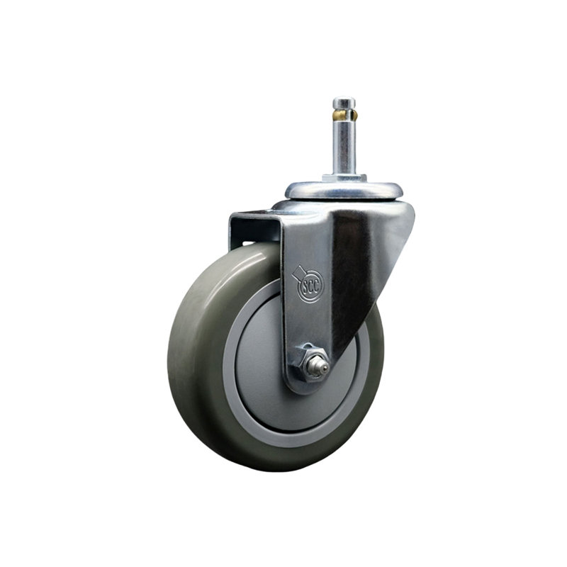 Grip Ring Stem Caster, Gray