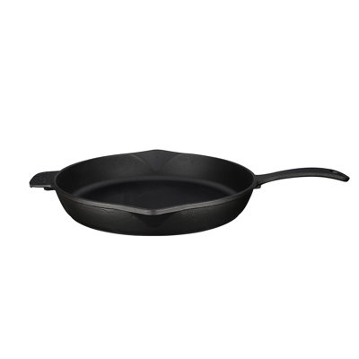 Lava Enameled Cast Iron Skillet Frying Pan with Pour Spouts -  LAVA CAST IRON, LV ECO Y TV 30