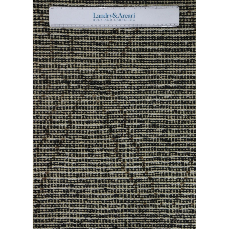 Tapis ivoire / espresso marocain unique 12 pi 3 po x 18 pi 6 po New Age
