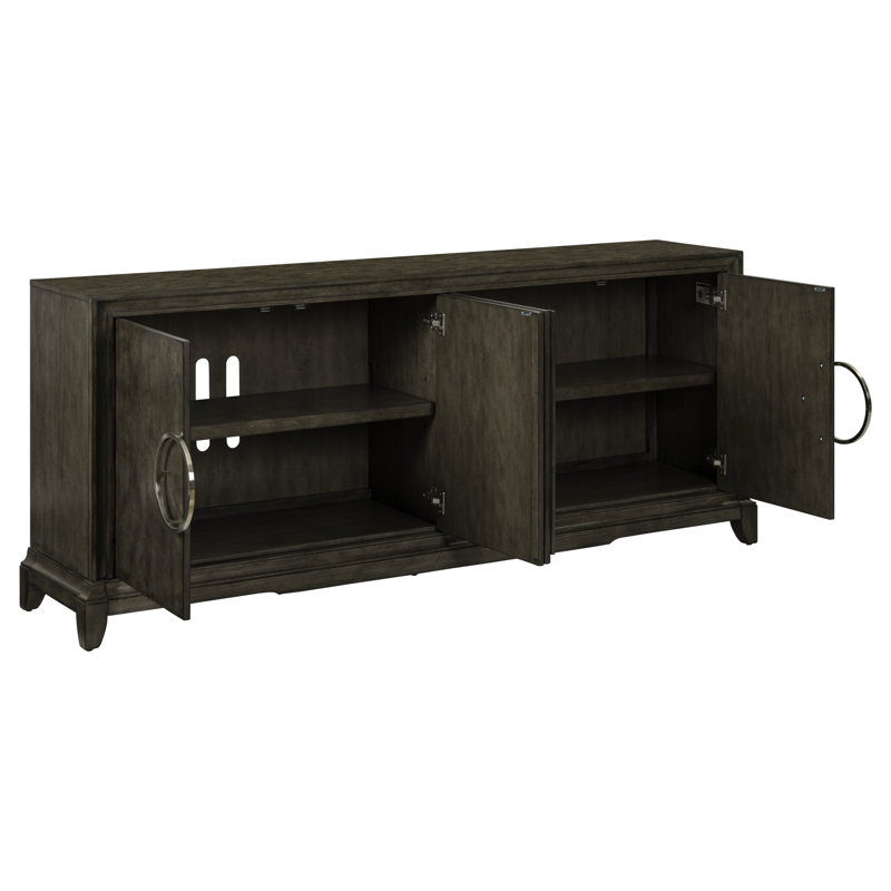 4 Door Accent Cabinet w/ Adjustable Shelves