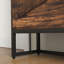 Armoire à chaussures étroite avec 2 portes rabattables et un tiroir supérieur