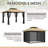 11X11 Gazebo, Outdoor Patio Gazebo With Mosquito Netting, Double Roof Metal Gazebo, Canopy For Backyard Covered Patio, Heavy Duty Gazebo Outdoor For Garden Deck Lawn, Khaki-126133270-124949854