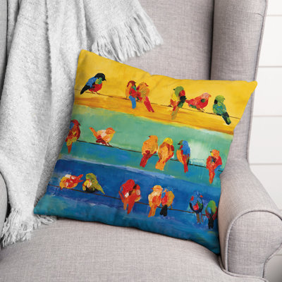 Outdoor Square Pillow Cover and Insert