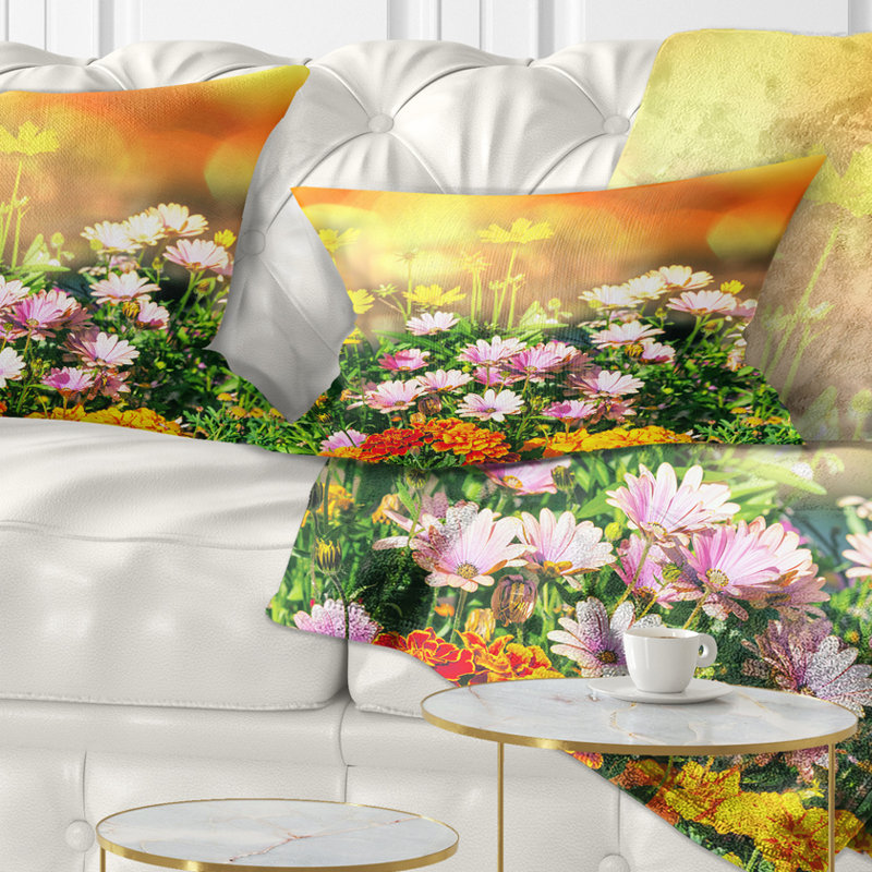 Coussin lombaire floral little belle