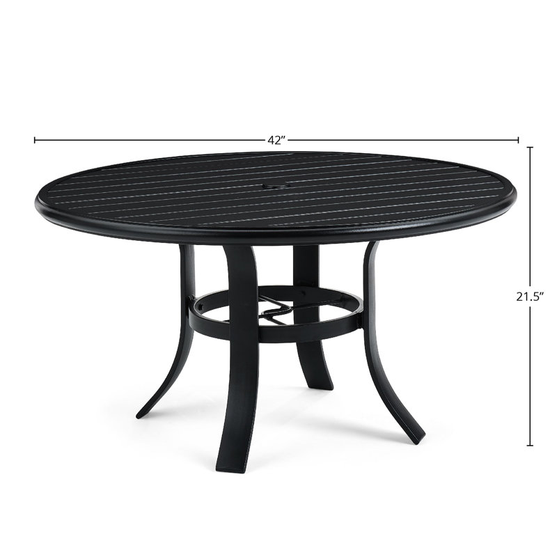 Aluminum Chat Table, Night