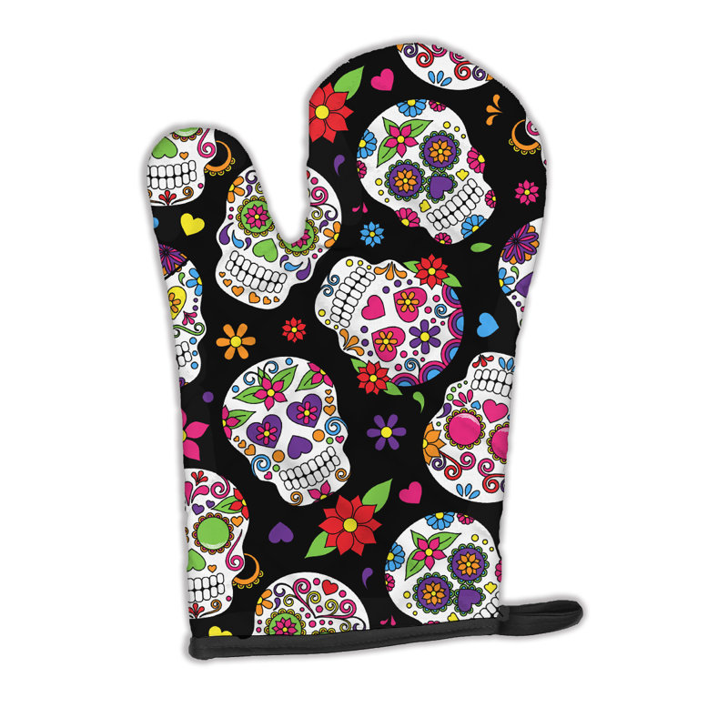 Caroline's Treasures Floral Oven Mitt Set