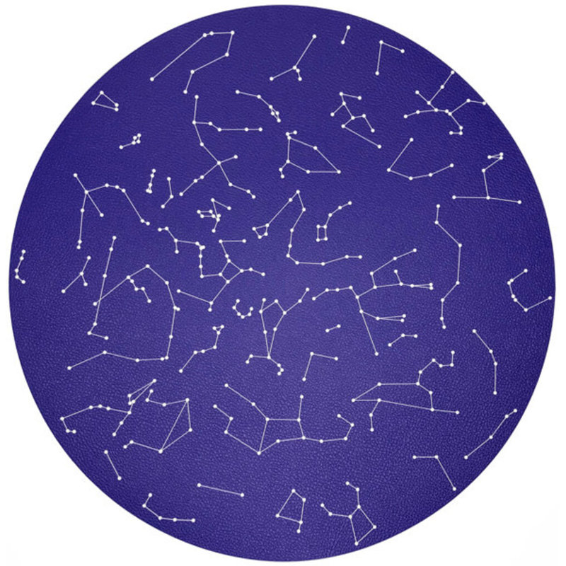 Constellations Stars Pebble 16" Vinyl Placemat