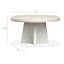 Table de salle à manger extensible 54 po avec 4 chaises et buffet Rigsby-124449075