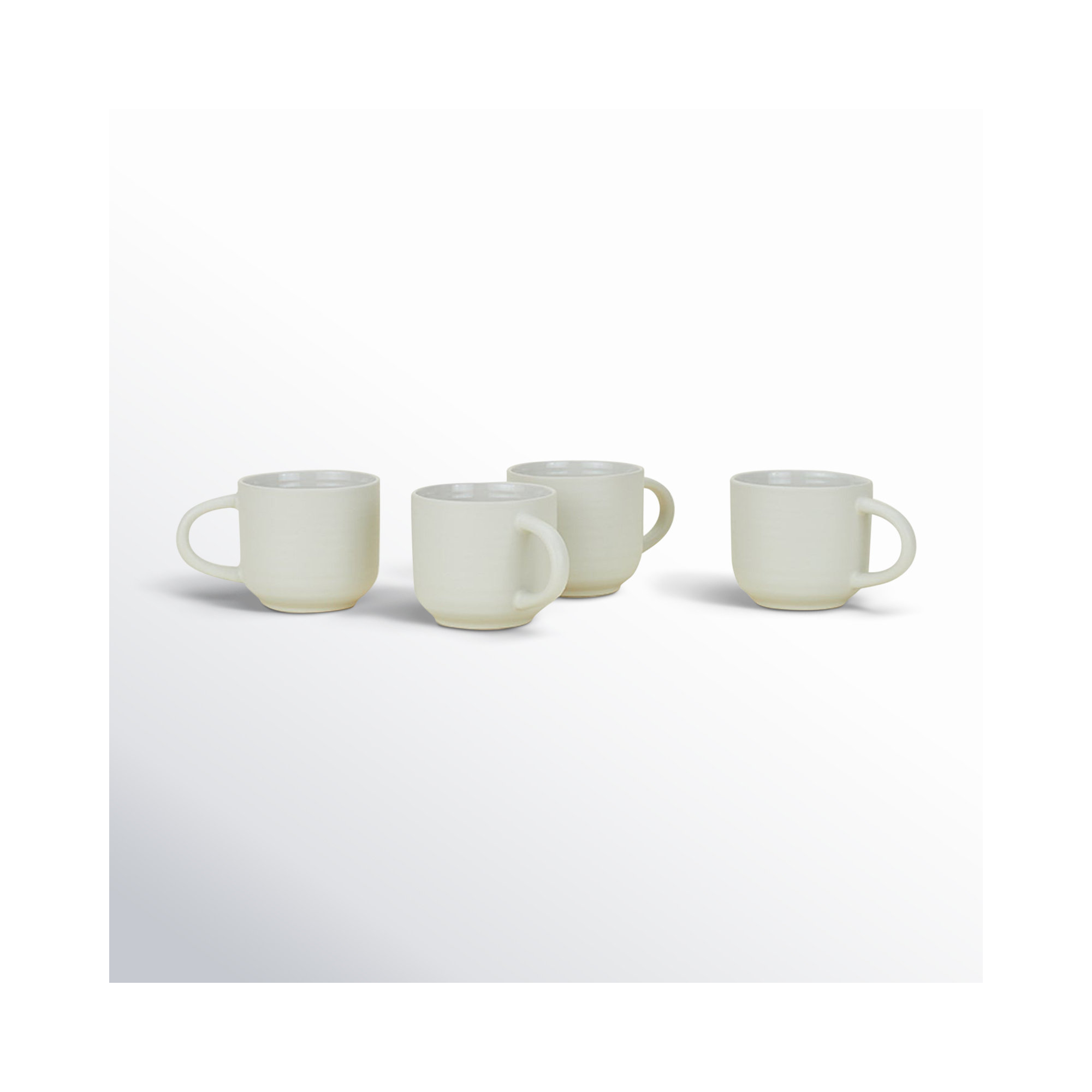 Hirma Stoneware Coffee Mug, Bone