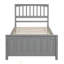 Lit plateforme en bois-374885201