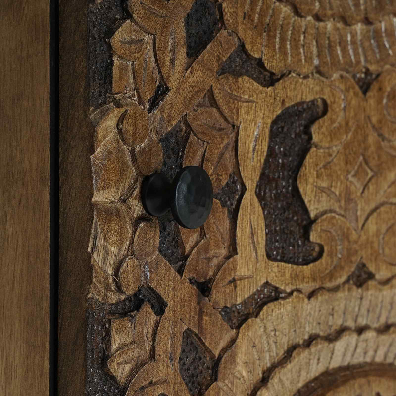 Solid Wood Bathroom Cabinet