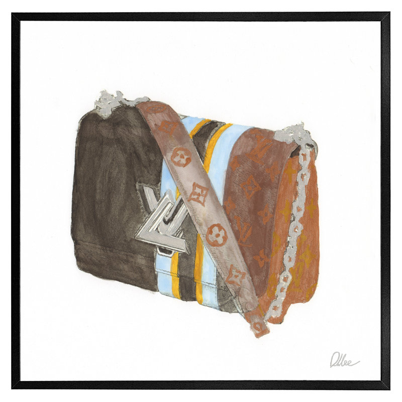 Single Picture Frame Print, Black, 76cm H x 76cm W x 4cm D