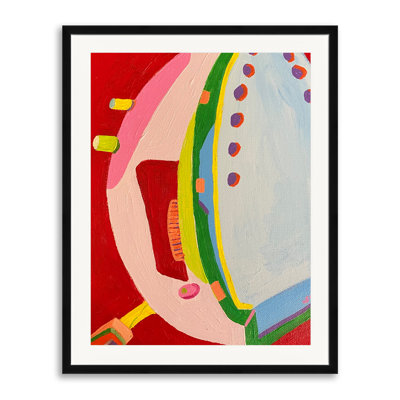 Iron On Red Print by Sue Graef
