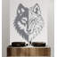 Adhésif décoratif loup loup, décor géométrique loup, art mural loup, amoureux des animaux, loup, salle de bain, décalcomanies murales, vinyle autocollant-1244081488-1244081491