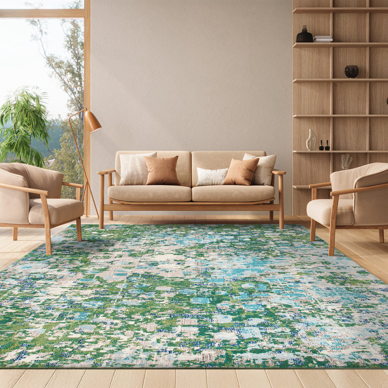 Tapis performance abstraite Hewson, Rectangle 8 pi x 10 pi