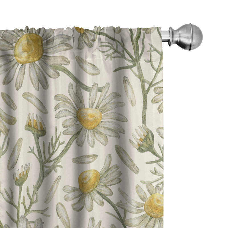 Semi Sheer Curtain Pair