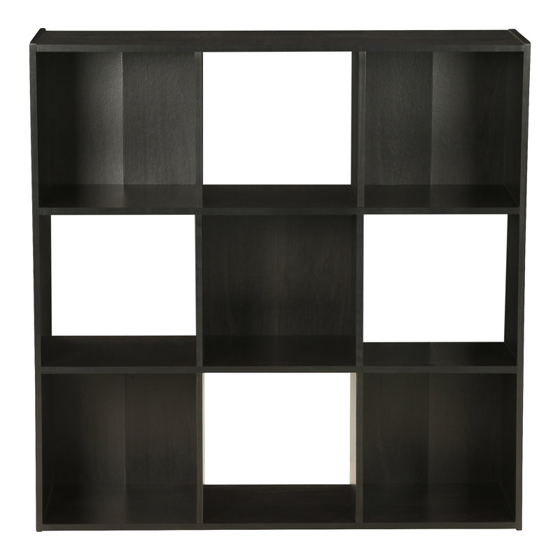 Anzalone 90.7cm H x 92.2cm W Cube Bookcase, Espresso