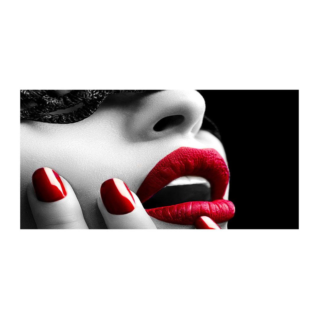 Lace Mask - Wrapped Canvas Art Prints