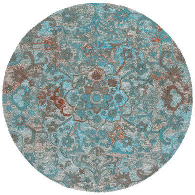 Fredel Tufted Performance Performance Floral Rug