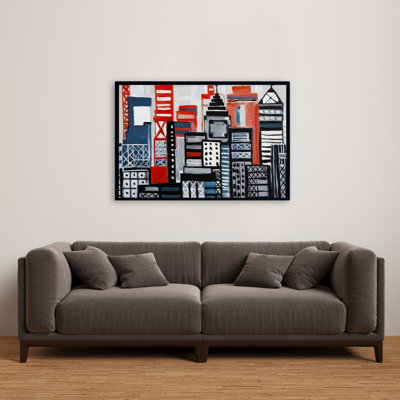 «Geometric Urban Landscape» sur toile