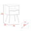 Table de chevet 1 tiroir Inese-230434763