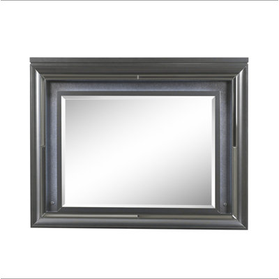 Sawyer Metallic Mirror W/Led