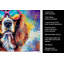 Serviette de cuisine Cavalier Spaniel Hippie Dawg