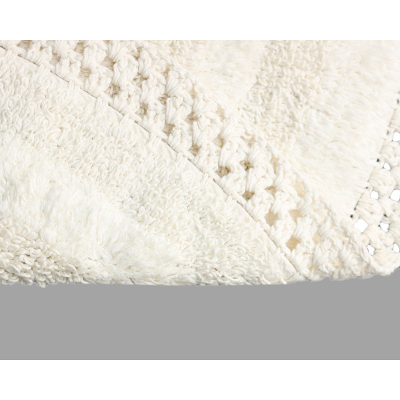 Tapis pour salle de bain Adiraica, Ivoire