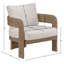 Chaise de patio en oléfine beige Audiel-129907359