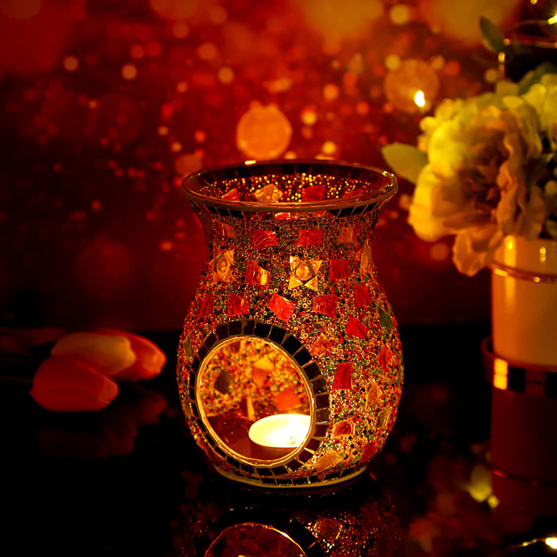 Alina Glass Tabletop Wax Warmer