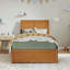 Lit plateforme en bois massif Lamayia avec pied de lit et tiroirs de rangement-832896269-832896266