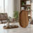 Multi-Purpose Oval Wood Tray, Decorative Plate For Kitchen & Bathroom Use