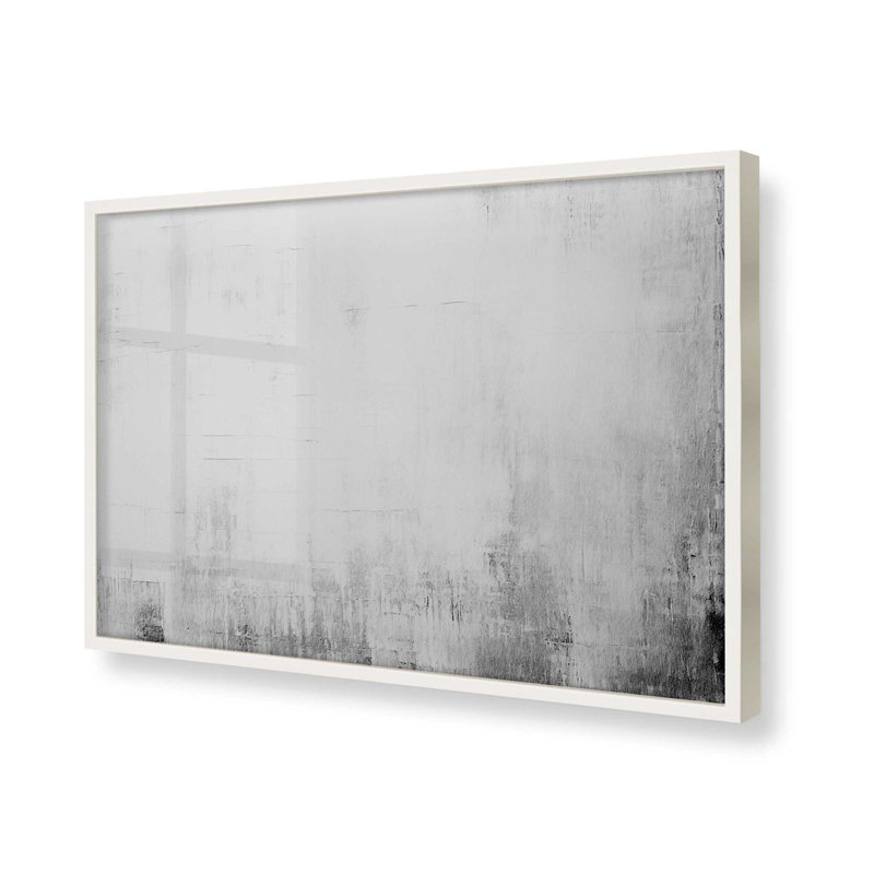 Blanc silencieux II, Cadre photo simple blanc opaque, H 19 po x l 25 po