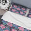 Garden Flowers of Zinnia - Ensemble de housse de couette floral - Microfibre de polyester-1076327830