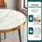 Solid Wood Tabletop Single-Seater Coffee Table, White